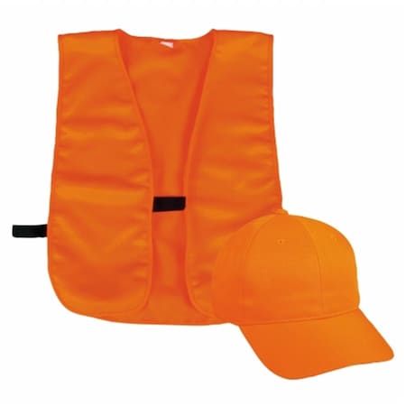 Outdoor Cap - Orange Vest and Hat- BLZCPV